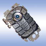 Русифицированная клавиатура для Motorola V300-V500 Silver