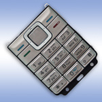Русифицированная клавиатура для Nokia 5070 Silver