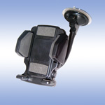 Держатель автомобильный для телефона - КПК - GPS - PSP на лобовое стекло и панель на гибкой штанге - 1
