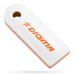 USB флеш-диск - Digma Swing White&Orange - 2Gb